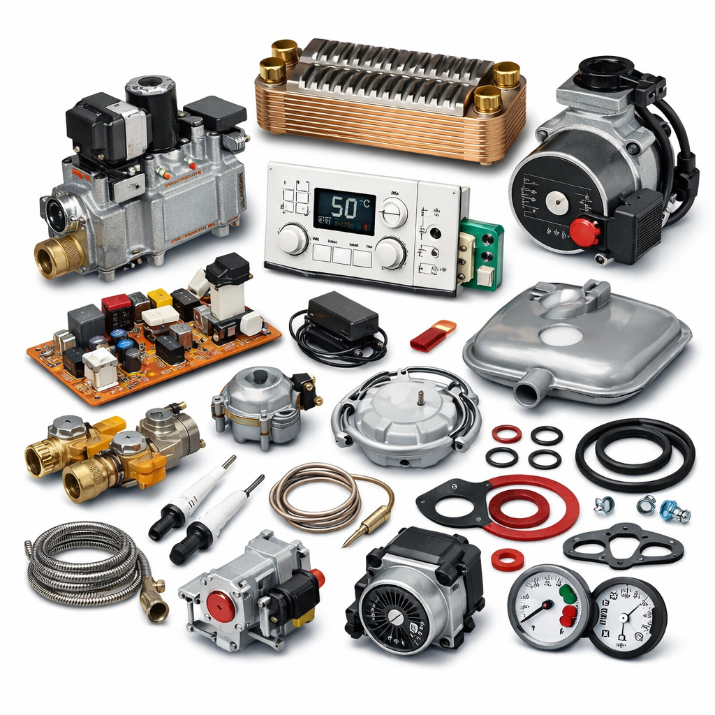 გათბობის ქვაბის სათადარიგო ნაწილები